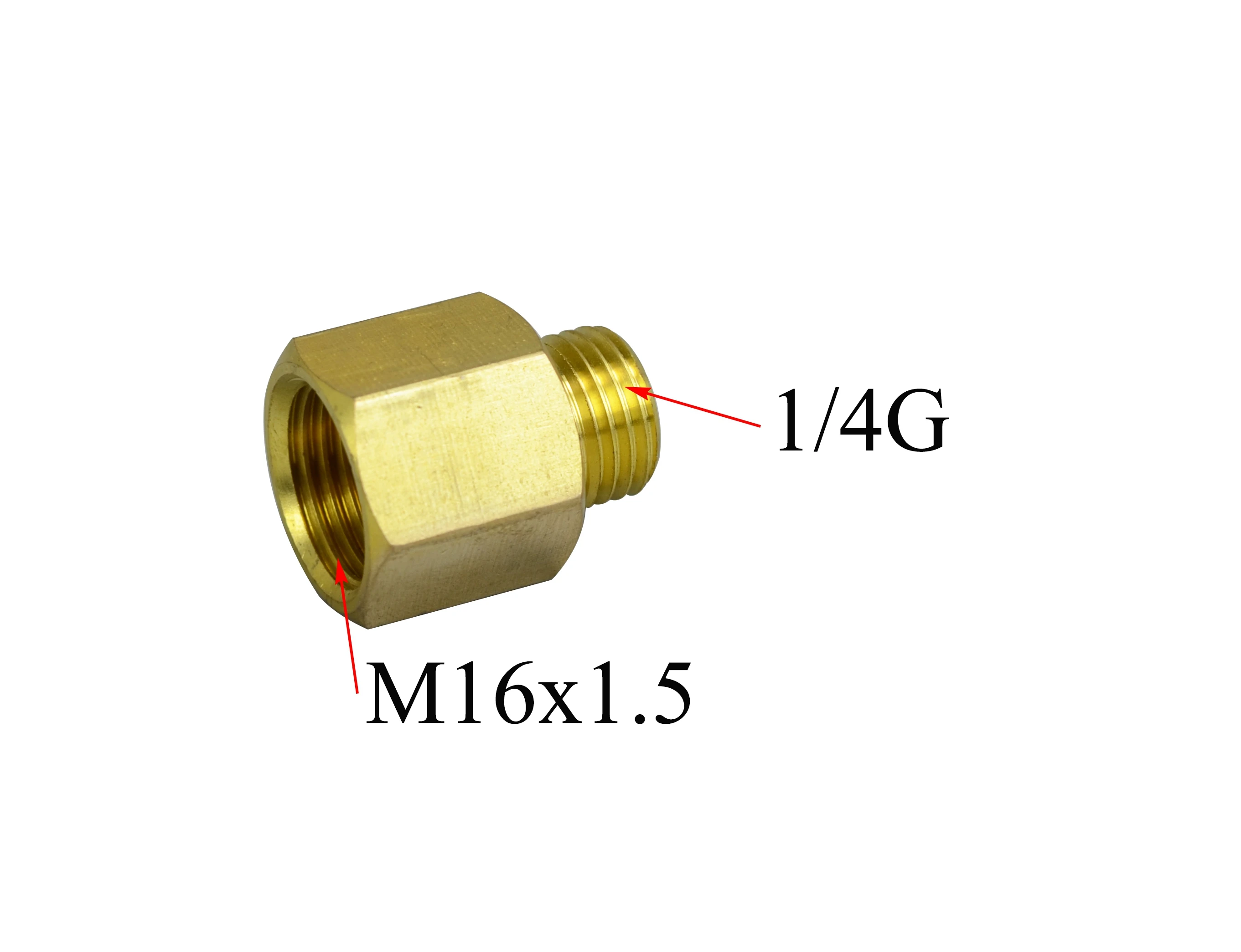 TIG Torcia di Saldatura Adattatore M16 * 1.5 PER 1/4G Connettore del Cavo Cambiamento Congiunto di Alta Qualità