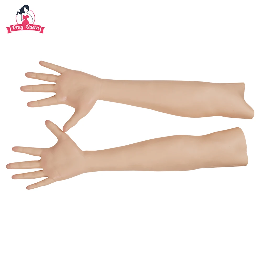 Drag Queen Lifelike Realistic Soft Female Silicone Hand Glove for Crossdresser Transgender Shemale Silicone Female Gloves