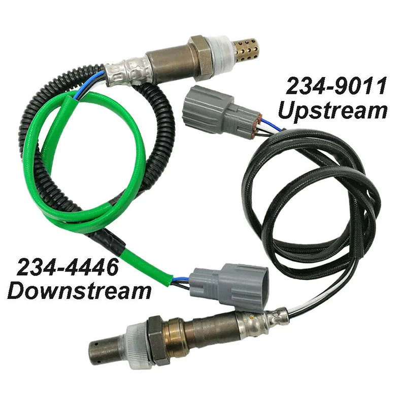 2PCS/Set Oxygen Sensor Upstream Downstream 234-9011 234-4446 For Subaru Impreza 2.0L H4 Turbo 2002 22690-AA500 22690-AA501