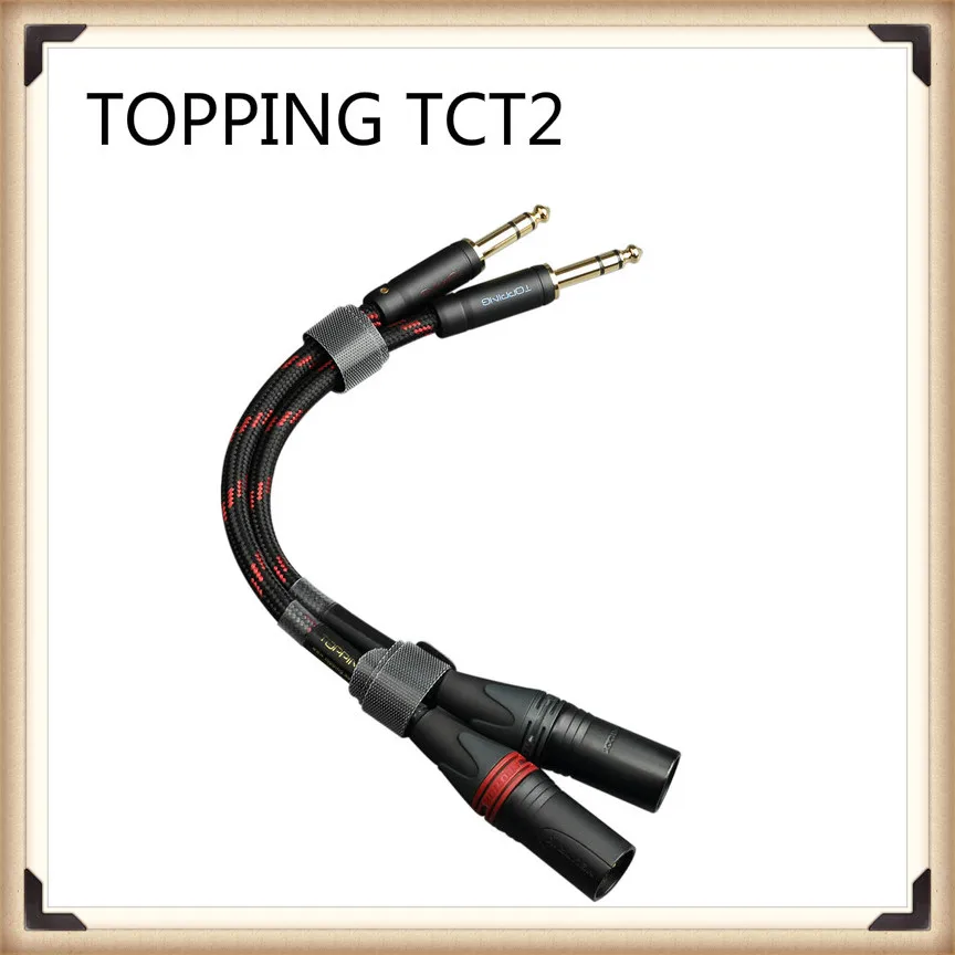 

TOPPING TCT2 HIFI Audio Cable Large Three-core 6.35 Revolution XLR Male Balance Cable