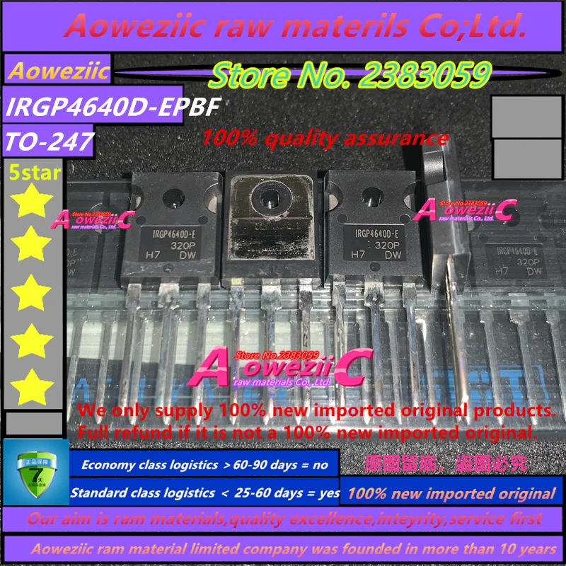 Aoweziic 2018+ 100% new imported originaI   IRGP4640DPBF  IRGP4640D   IRGP4640D-EPBF  IRGP4640D-E  TO-247 Field effect 600V 65A