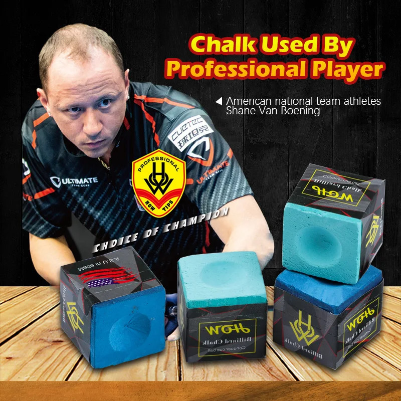 HOW Chalk Billiard Cue Tailor-made Chalk Snooker Chalk Powder Pool Chalk 2 Pieces Per Box Two color options Billiard Accessories