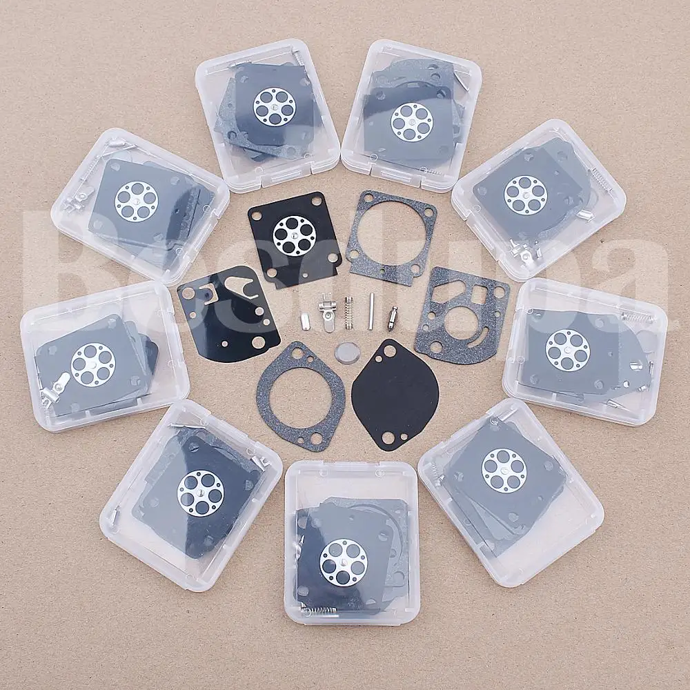 10pcs/lot Carb Diaphragm Gasket Repair Kit For Stihl BR500 BR550 BR600 Zama RB-134 RB-132 RB-114 RB-97 C1Q-S72 C1Q-S72B C1Q-S81