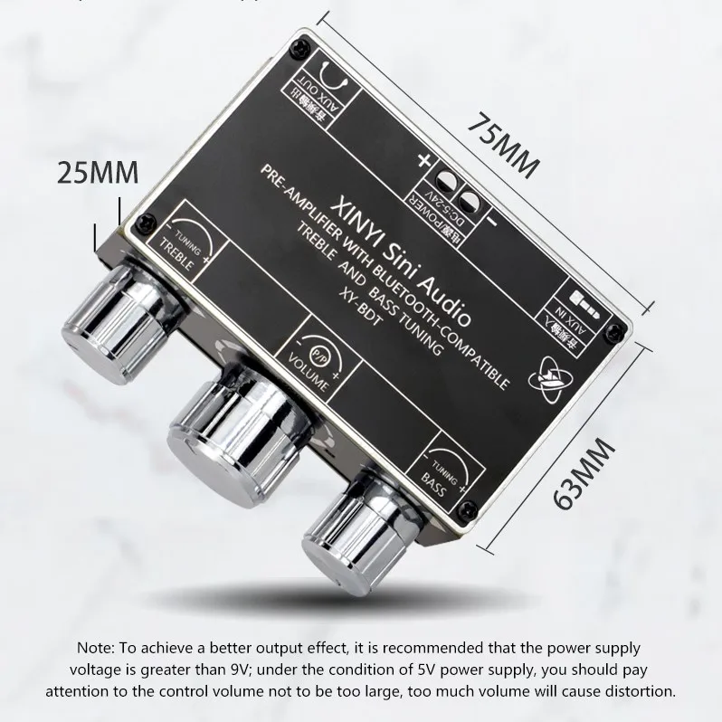 ブルートゥース5.1付きオーディオレシーバー,デュアルチャンネルステレオサウンド,ボリュームコントロール,低音付き