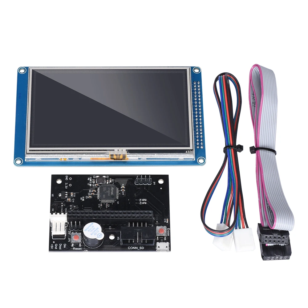 BIGTREETECH-controlador de pantalla táctil a Color PanelDue, placa de Control Wifi, 4,3 \