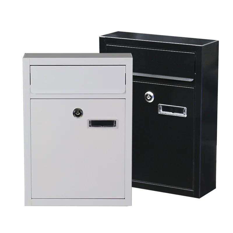 

Creative European rainproof environmental protection paint villa letter box suggestion box home community wall with lock mailbox