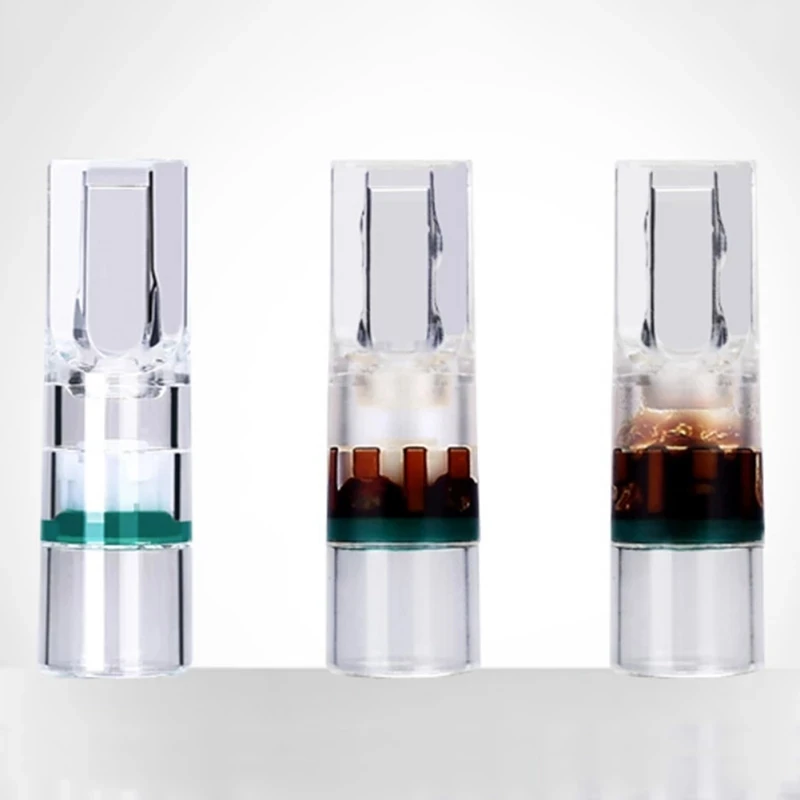 100 Chiếc Trong Suốt Hàng Xả Kho Thuốc Lá Lọc Thuốc Lá Tập Hút Thuốc Nicotine Lọc Cỏ Dại Tự Thuốc Lá Lọc