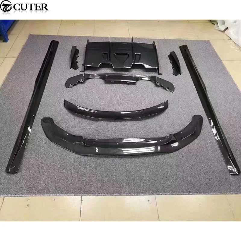 F80 M3 F82 M4 Carbon Fiber Car Body Kit Front Lip Rear Diffuser Side Skirts Rear Spoiler for Bmw F80 M3 F82 M4 Psm Style 15-17