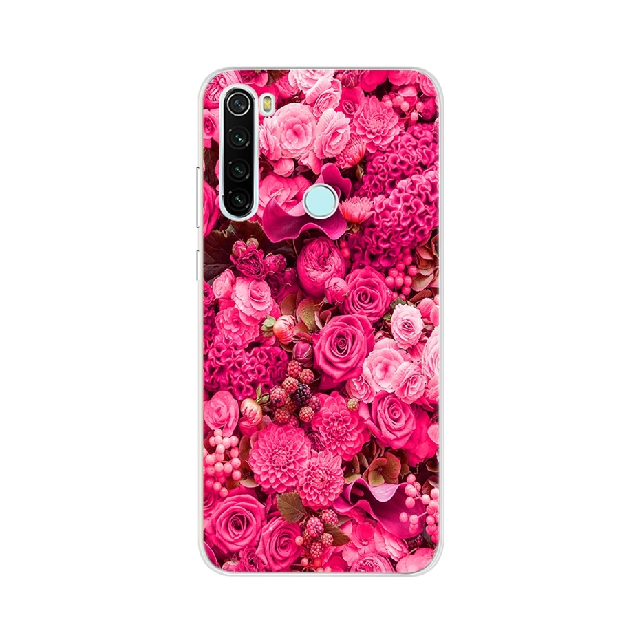 Case on For Xiaomi Redmi note 8 pro 8T Soft Painting Silicone TPU Phone back cover Xiomi redmi note8 note 8pro note8t 8 t Case