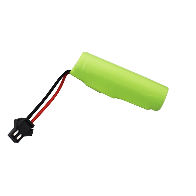 Batteria Lipo 1S 3.7V 500Mah 14500 con caricabatterie per DE35 DE38 Dubbelzijdig Rc Tumbling Stunt Afstandsbed Ranura controllo Auto