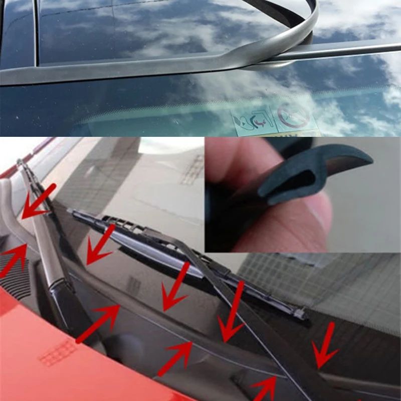 Ageing Rubber Seal Strips Under Windshield Panel For Subaru XV Volvo S60 V40 S80 V60 XC60 Mercedes Benz W205 W203 W212 W124 W204