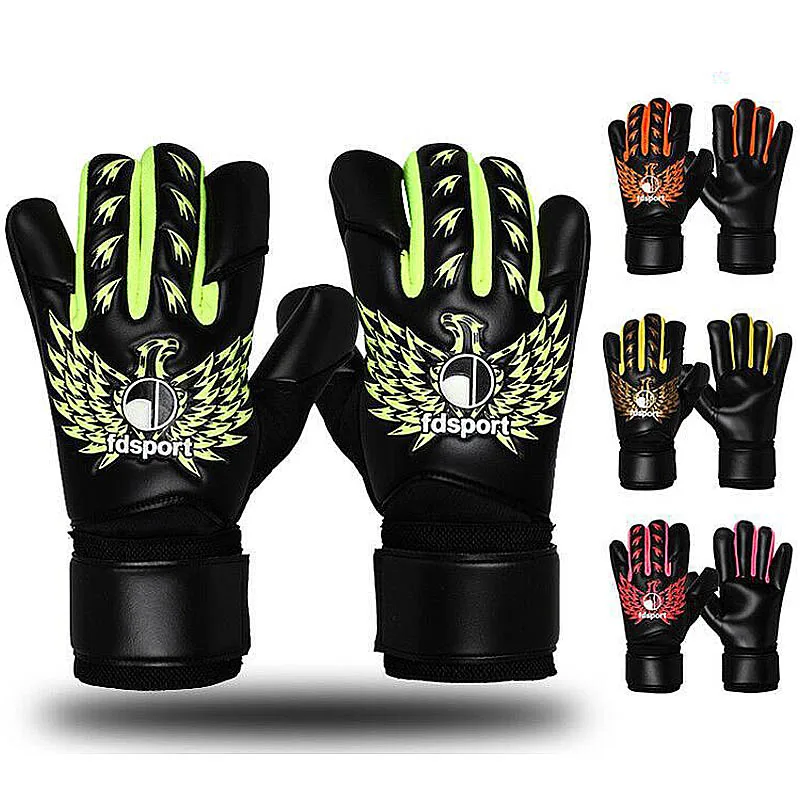 High Quality Full latex Adult Professional Soccer Goalkeeper Gloves Finger Protection Footbal Goalkeeper Gloves Men