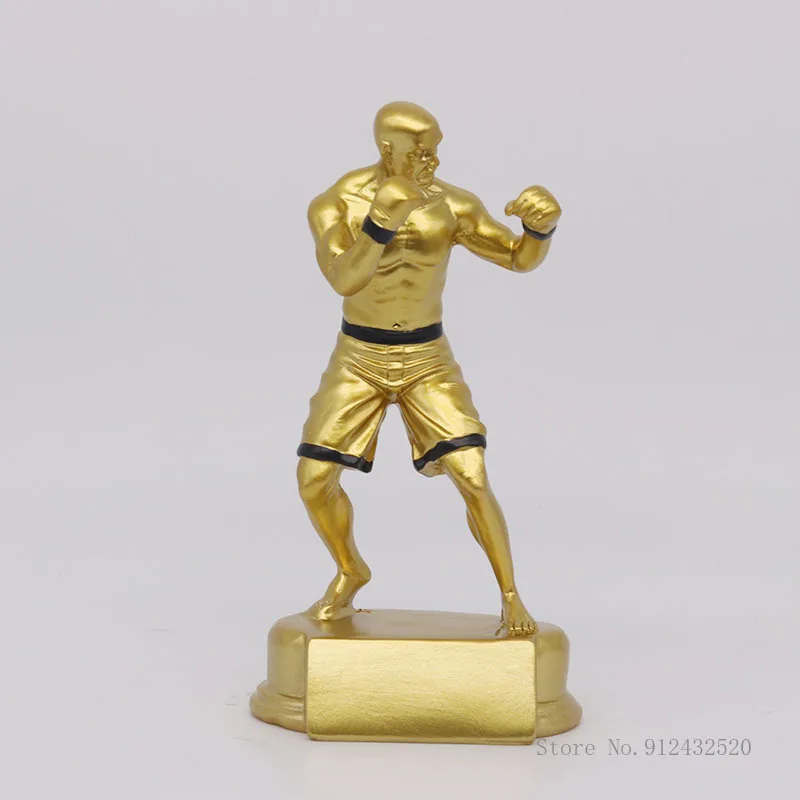 Resin Crafts with Custom Lettering, Commemorative Gift Ornaments, Home Decoration, Sports Award, Universal, boxing