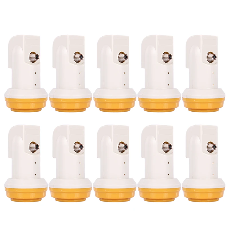 10Pieces/Set Single LNB For Satellite TV Reciever 3 Loops Origianl Universal LNB High Gain 0.1dB KU Band LNBF