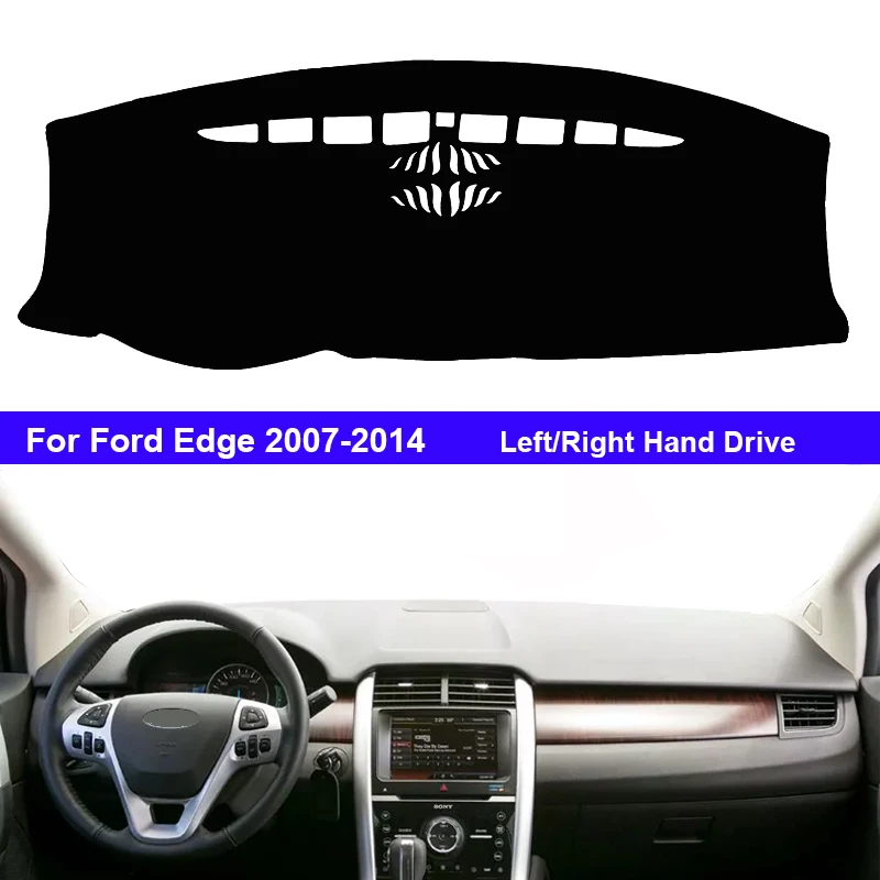 Car Inner Dashboard Cover For Ford Edge 2007 2008 2009 2010 2011 2012 2013 2014 Auto Dash Mat Carpet Cape Sun shade Dashmat