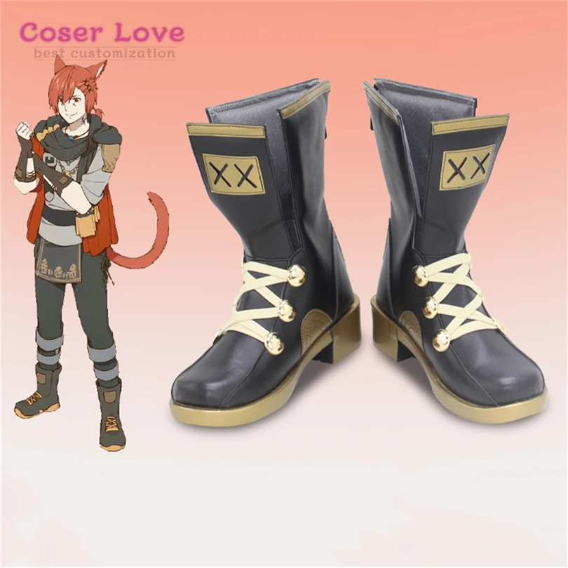 

Game Anime Final Fantasy G'raha Tia Wedge Ardyn Izunia Nophica Suzaku Cosplay Shoes Halloween Christmas Boots Shoes