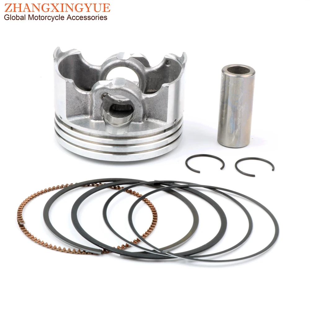 Scooter 4-Valve 58.5mm Racing Piston Kit for GY6 125cc 150cc Upgrade to 160cc 152QMI 157QMJ 4-Stroke Engine Parts