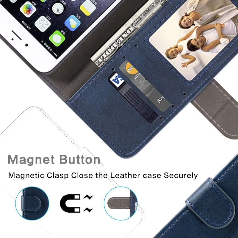 Case For Blackview BV9500 Pro Case Magnetic Wallet Leather Cover For Blackview BV9500 Blackview BV9500 Plus Stand Phone Cases