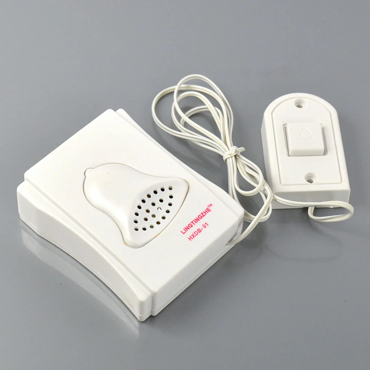 High Quality 88cm White Wired Doorbell School Hospital Laboratory doorbell 85db White Door Bell