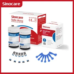 Sincare Diabetes Tiras Tira reactiva de glucosa en sangre 100/200/400 piezas (solo para Safe-Accu)