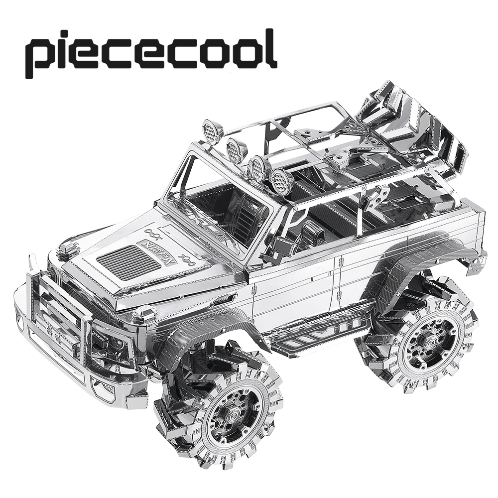 Piececool 3D Metal Puzzles - Off-Road Vehicle DIY Model Building Kits, Ideal Christmas Birthday Gifts for Adults