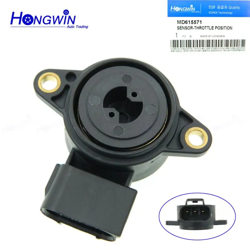 Genuine No. MD615571 Throttle Position Sensor TPS Sensor Fits MMitsubishi Lancer 2002-2007 4 Cyl 2.0L 726015W50 550439 550439B