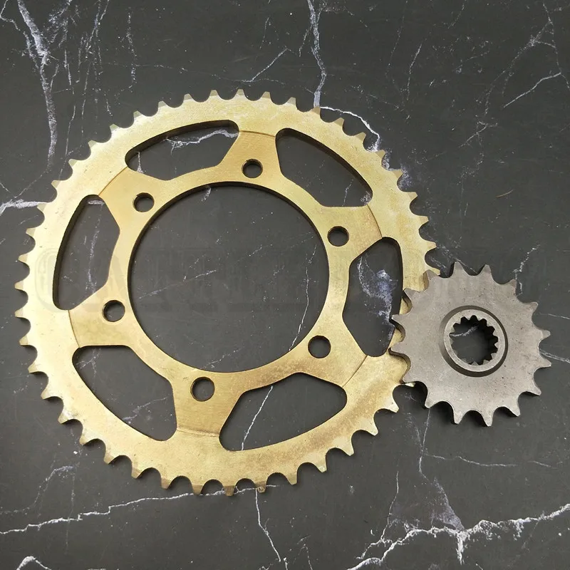 Motorcycle Front & Rear Sprocket gear 45 and 16 Teeth For YZF R6 YZF-R6 2006-2018 2007 2008 2009 2010 2011 2012 2013 525 Chain