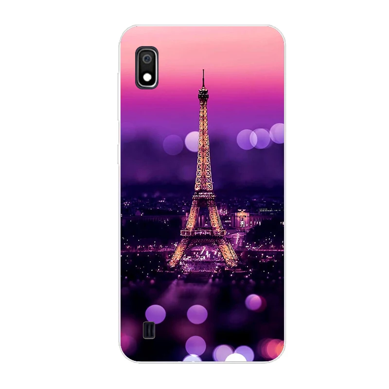 For Samsung Galaxy A10 Case Soft Silicone Flower Phone Case For Samsung Galaxy A10 A 10 A105F A105 TPU Cases Cover Funda couqe