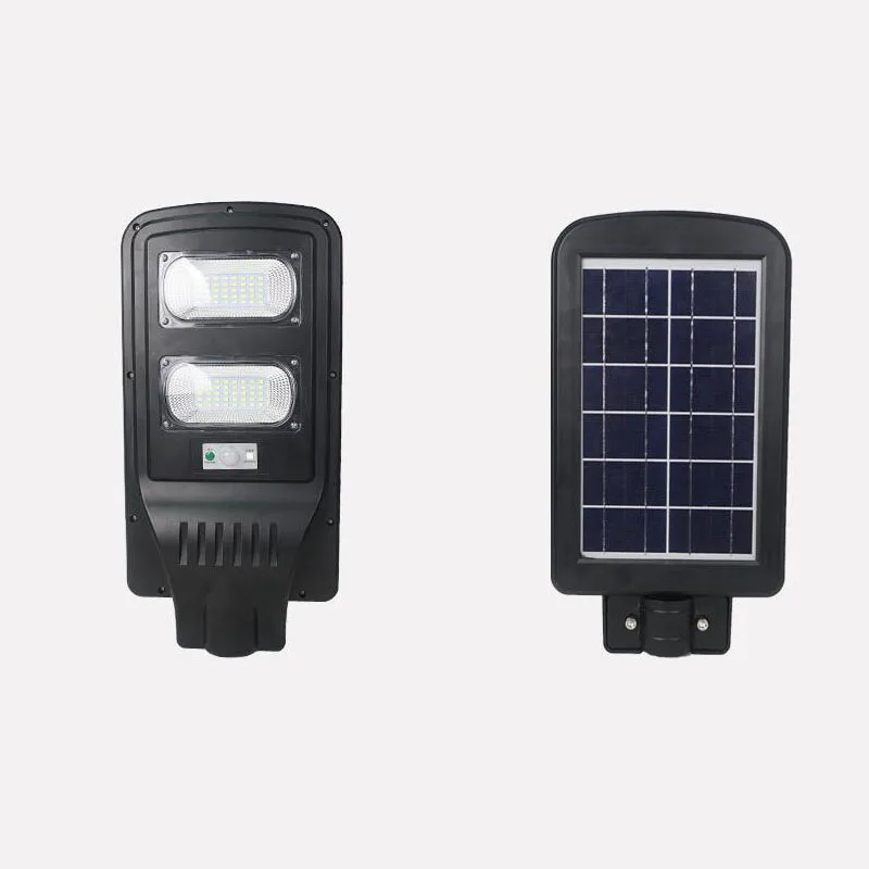 Imagem -06 - Integrado Led Solar Luzes de Rua Jardim Lâmpada Energia Luminaria Impermeável ao ar Livre Ip66 Pir Sensor Peças 30w 50 80