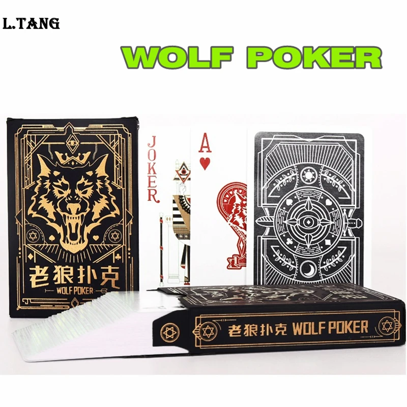 High Quality Wolf Playing Cards Party Entertainment Board Game Poker Cards Gift S665