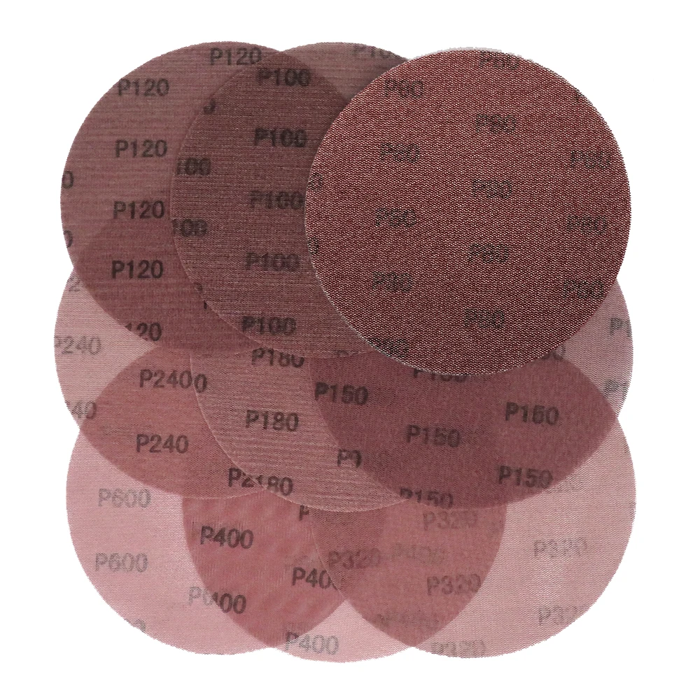 

9 Inch Mesh Sanding Disc 220mm Sandpaper Aluminum Oxide 80-600 Grit Hook Loop Dust Free For Car Paint Finishing Drywall Sanders