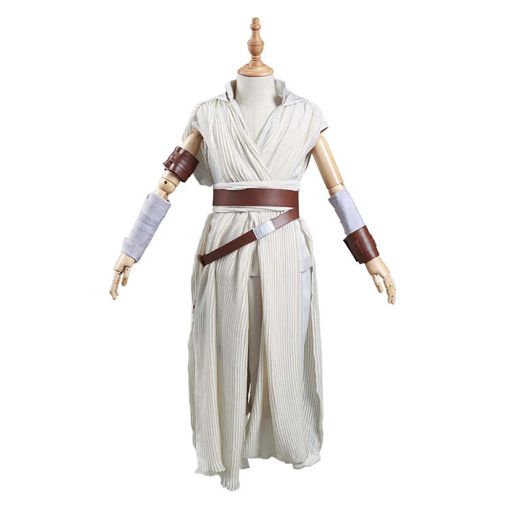 Rey Cosplay Costume Kids Children Outfits Halloween Carnival Suit