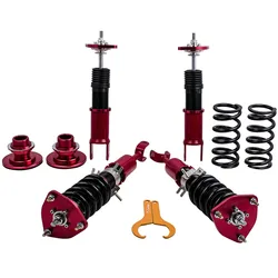 maxpeedingrods 4PCS Coilovers Kits for Nissan Fairlady 350Z Z33 Adj. Height 03-2008 Suspension Spring Strut lowering Coilovers