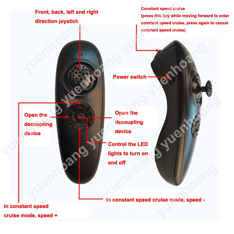 1Set Economy 12V 24V 2.4G High Power RX30E Main Board Receiving Plate with Remote Controller for RC Drag Net Trawler Model Boat