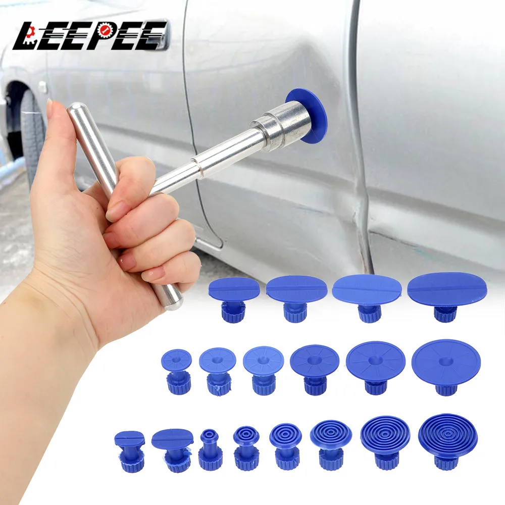 Universal Car Repair Tools Hail Pit Sagging Repair Kit Car Dent Puller Sheet Metal Plastic Suction Cup Auto Care Accessories
