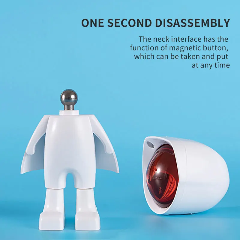 Robot Atmosphere Led Night Lights Rainbow Sunset Projection Light Colorful USB Table Lamp Bedroom Background Wall Lamp Lighting