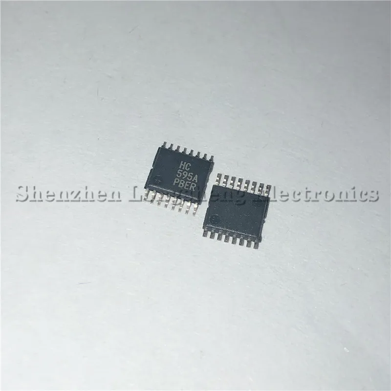 10PCS/LOT NEW MC74HC595ADTR2G MC74HC595A  HC595A TSSOP-16 Shift Register Logic Chip