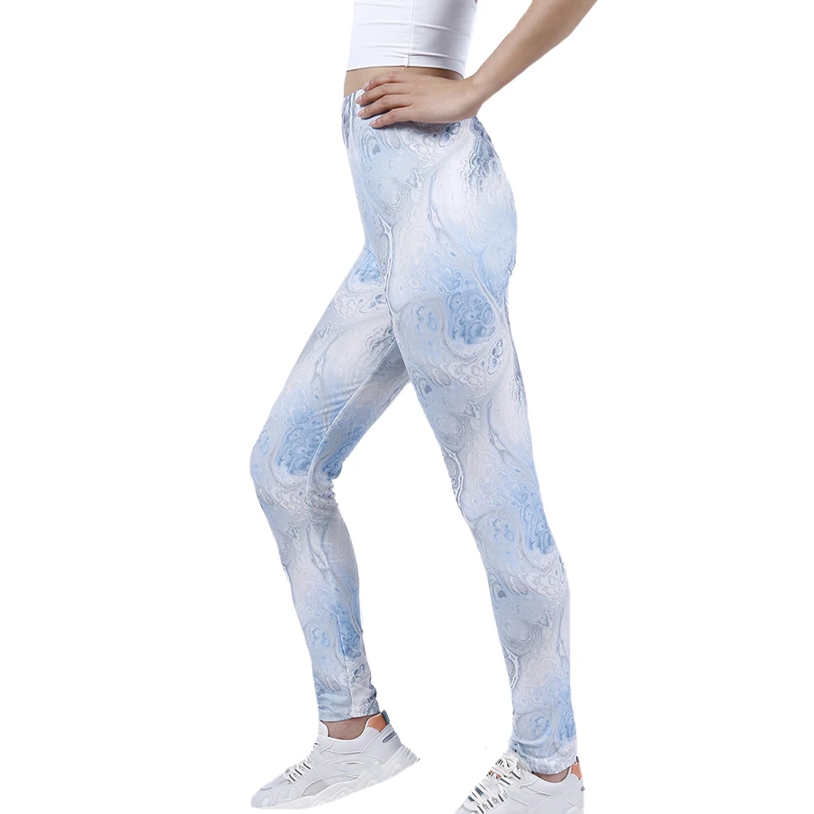 VIIANLES-mallas deportivas para mujer, Leggings con estampado en caliente, transpirables, a la moda, para hacer ejercicio