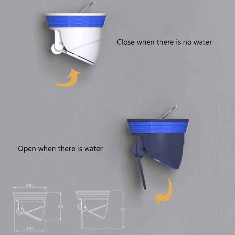 Filtro de drenaje de agua para baño y cocina, tapón de filtro para el suelo, trampa de sifón, disipador de reflujo, Preventor, núcleo de