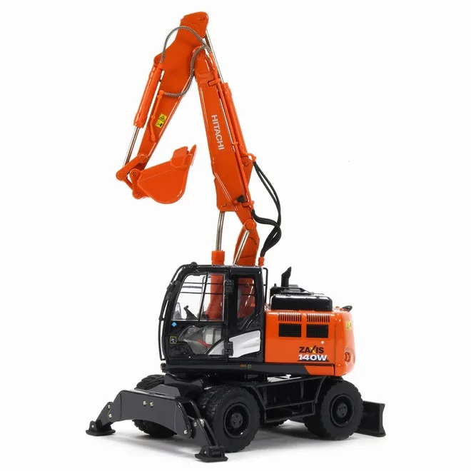 Scare Diecast Toy Model  TMC 1:50 Hitachi ZAXIS 140W-6 Hydraulic Excavator Engineering Machinery Toy for Collection,Decoration