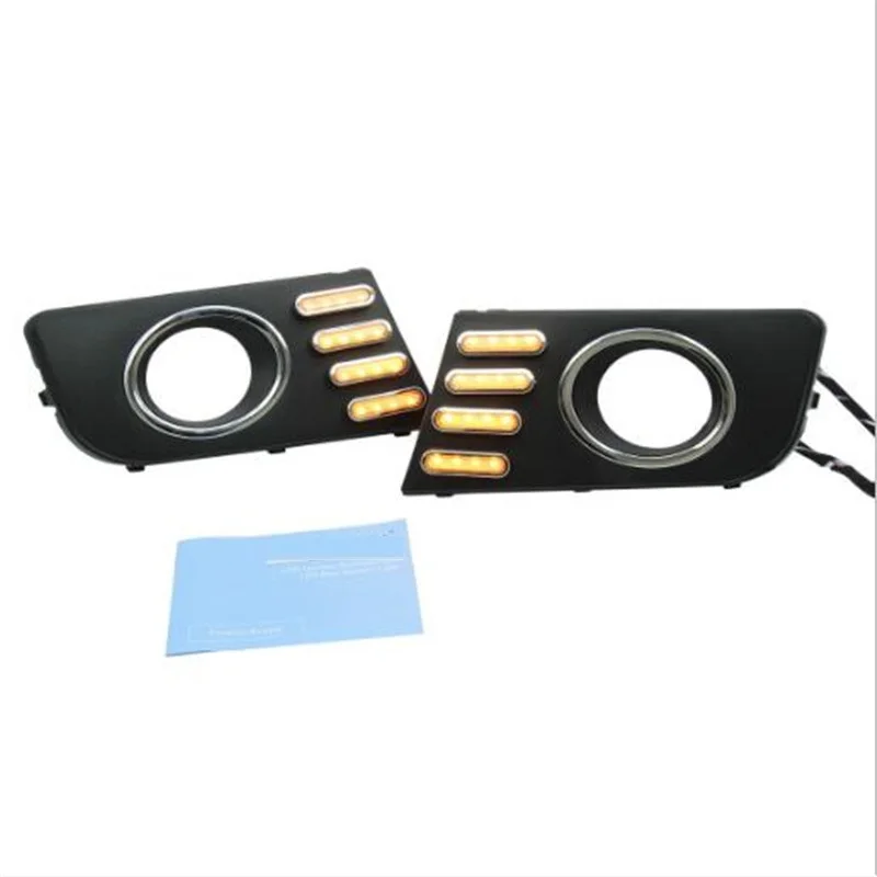 Exterior Auto Lights Led Fog Lamps Fit For VW Amarok 2014-2016 Fog Lights 2017-2021 Lef Drl Fog Lamps