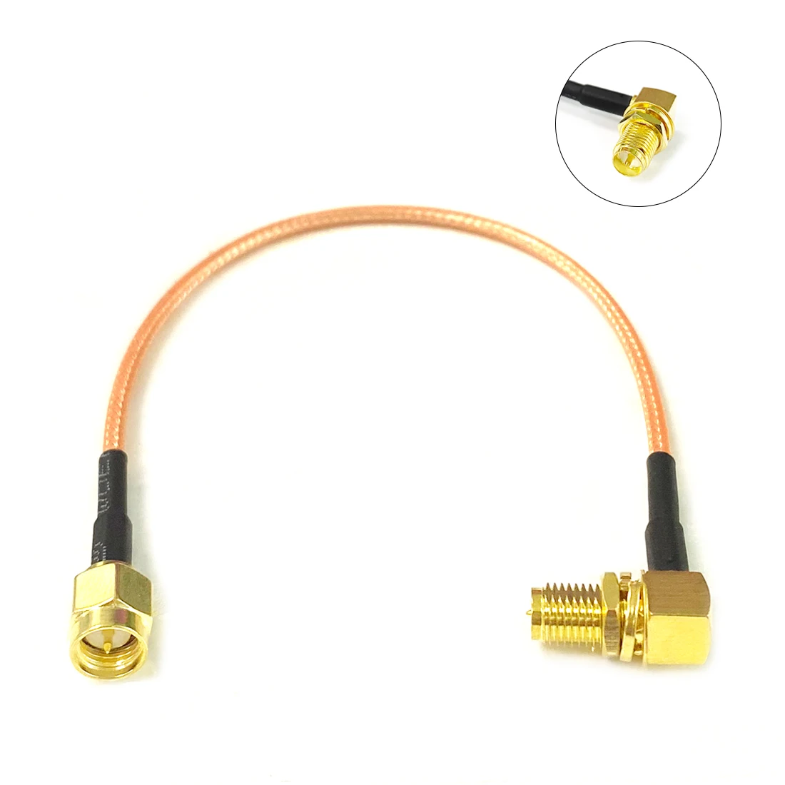 Przedłużacz anteny Wifi SMA przełącznik męski odwrotny RP SMA/TNC wtyczka Jack Pigtail Adapter kabla RG316 15cm/30cm/50cm/100cm nowość — zdjęcie 5