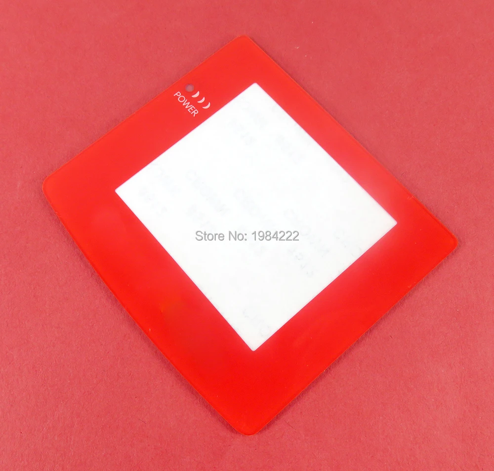 Reemplazo multicolor de 20 piezas para cubierta de lente de pantalla GBC para Protector de lente Gameboy Color GBC