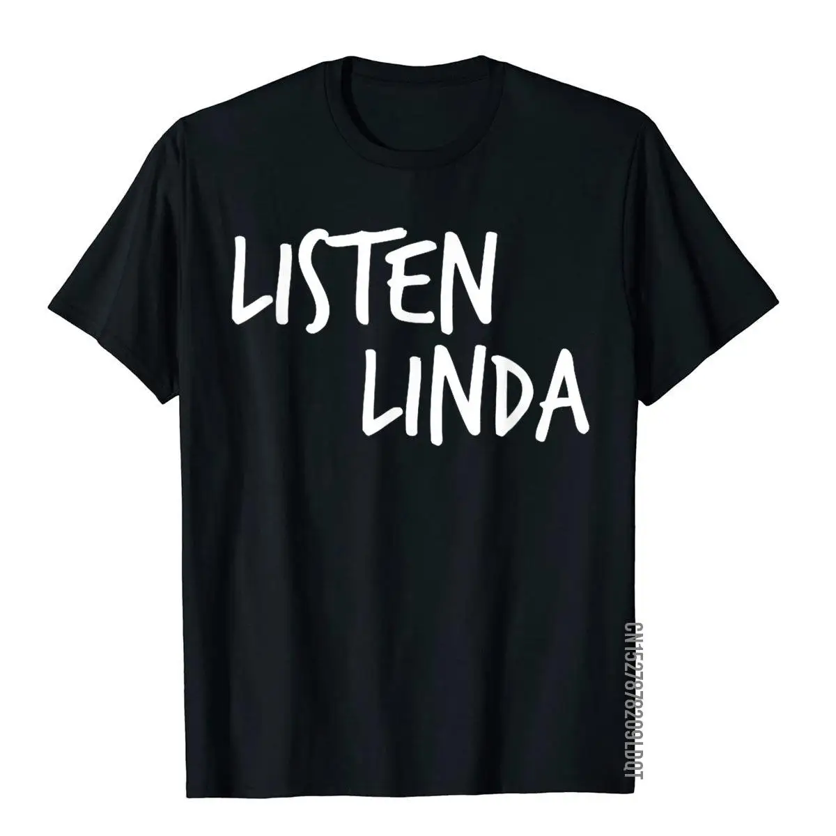 Listen Linda Tshirt Funny Shirts. Mom Gift Unique Tops Tees Cotton Boy T Shirt Printed Fashionable