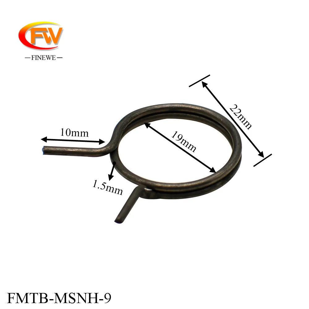 FINEWE 5pcs/lot 1.5-1.6mm wire spring steel door lock spring lever return spring electronic locks handle anti-theft door spring