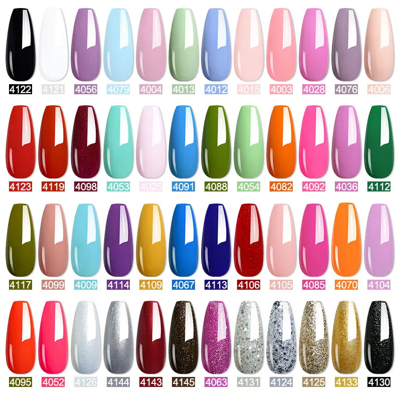 Parkson-esmalte de uñas de Gel semipermanente, serie de colores de verano, Gel brillante, lámpara UV Led, extensión de esmalte para uñas, juego de manicura