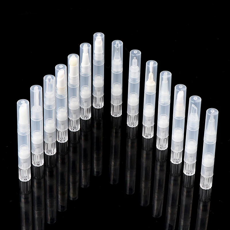 Empty Nail Oil Pen With Brush Liquid Foundation Refillable Bottles 1.5ml