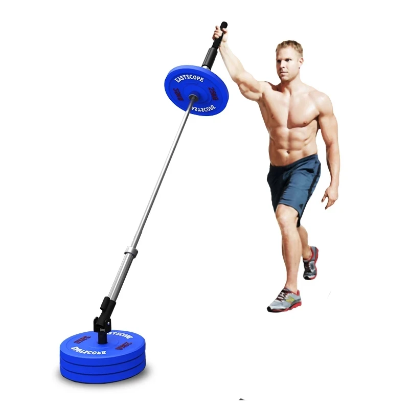 

360 ° Swivel T - Bar Row Plate Post Insert Rack Gym Fitness Equipment Back Exercise Barbell Attachment for Deadlift Squat