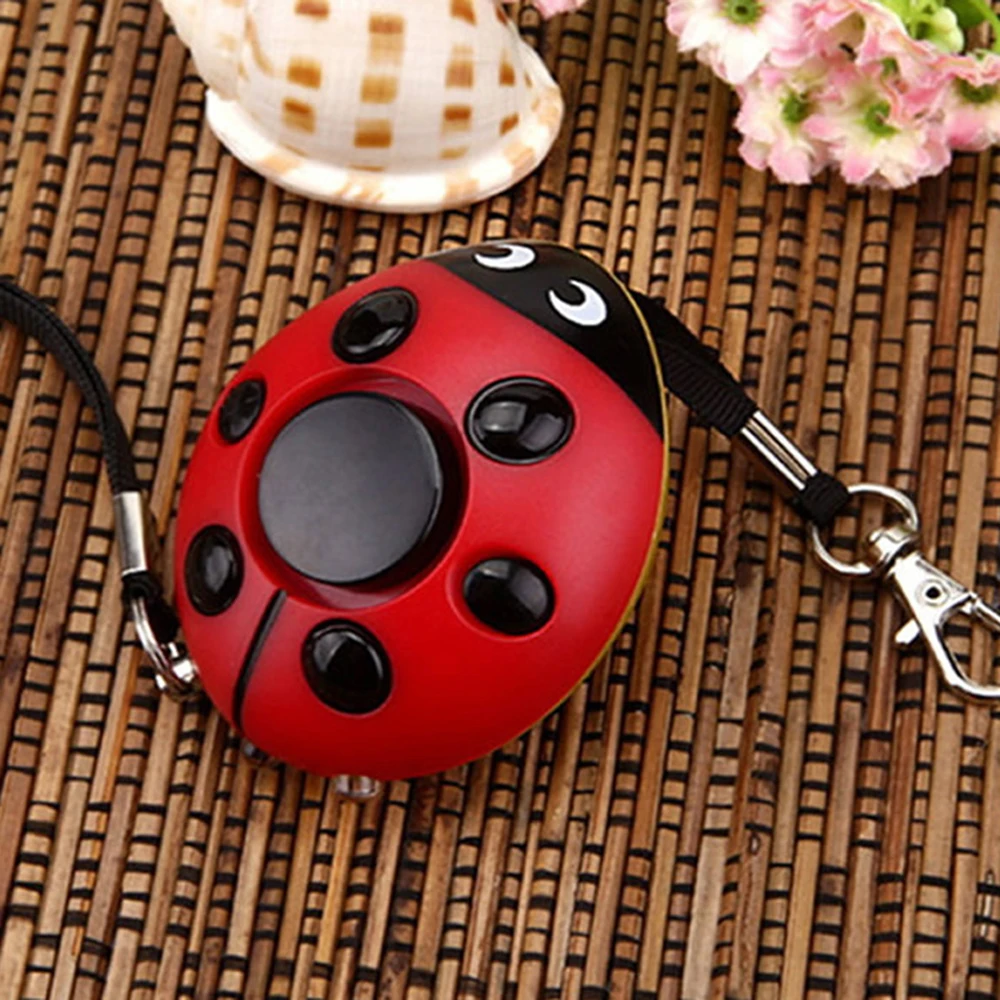 Self Defense Alarm 130dB Beetle Girl Women Security Protect Alert Personal Safety Alarms Scream Loud Keychain Emergency Alarm