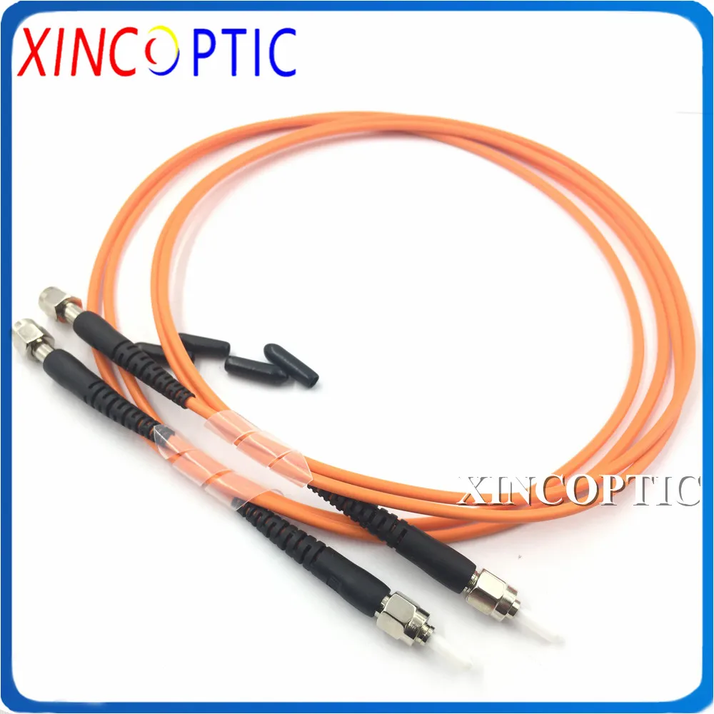 5Pcs SMA-SMA OM1 50/125 Simplex 1/2/3/5/M,PVC Jacket,3.0 mm SMA905 Multimode Ceramic Ferrule Fiber Optic Patch Cord Connector